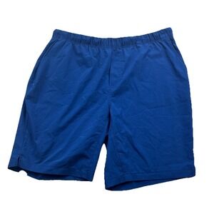 Backcountry Hybrid Shorts Blue Men's XL Stretch Drawstring Performance‎